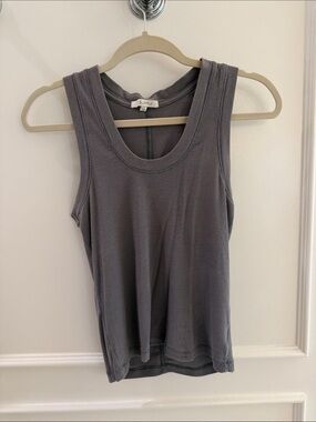 Z Supply Charcoal Gray Ribbed Tank